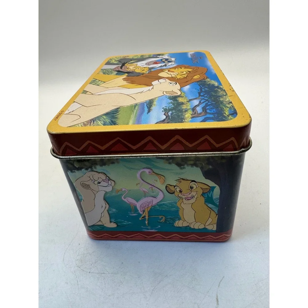 Disney‎ The Lion King Metal Tin box Simba Mufasa Scar Collectible music box